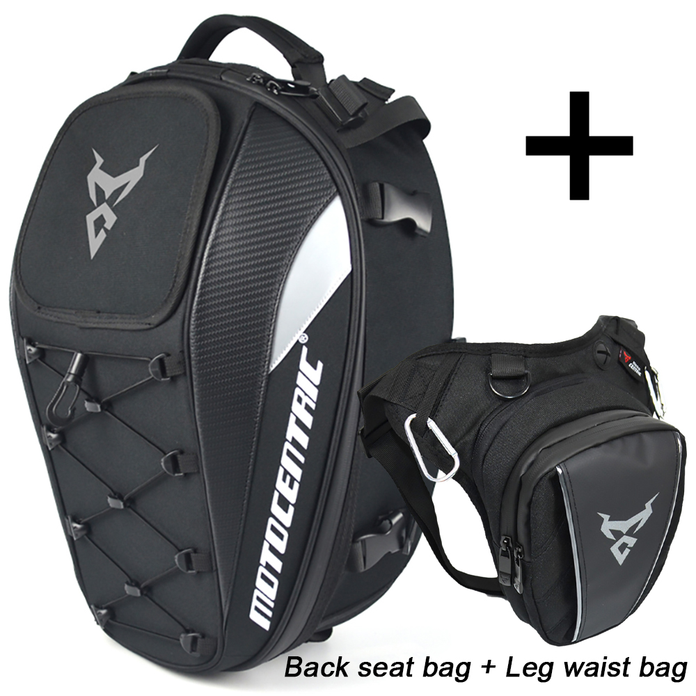 Motorcycle Gear Backpack - Motocentrische Waterdichte Motorfiets Staart Tas Multifunctionele