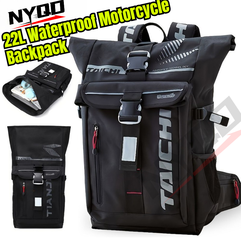Motorcycle Gear Backpack - Motorrugzak Grote capaciteit Waterdicht Slijtvast Heren