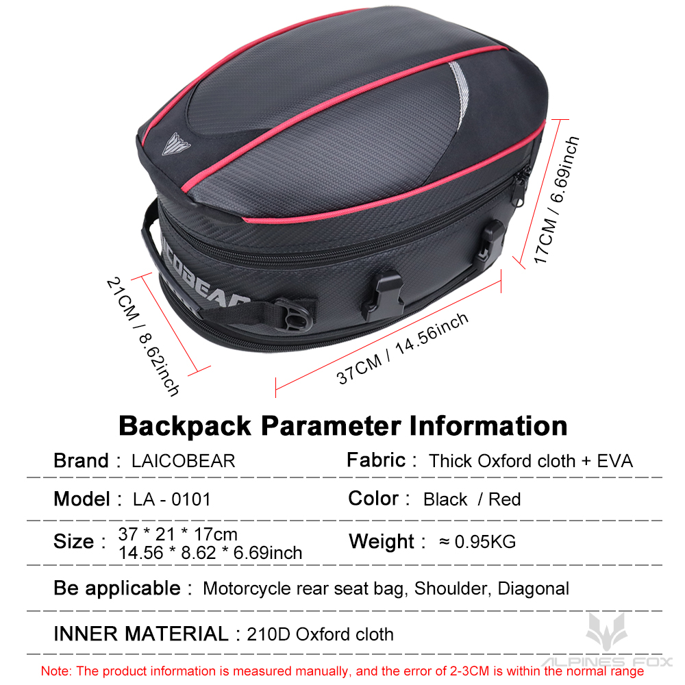 Motorachtertas Zwart Motor Wat - Motorcycle Gear Backpack recensie en prijs