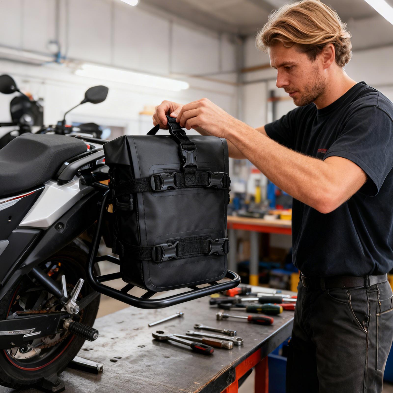 Voorbumpertassen voor motorfie - Motorcycle Gear Backpack recensie en prijs
