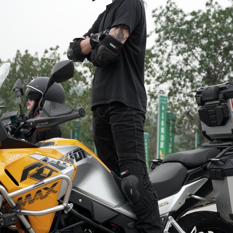 4-delige motorfiets knie- en e - Motorcycle Gear For Woman recensie en prijs