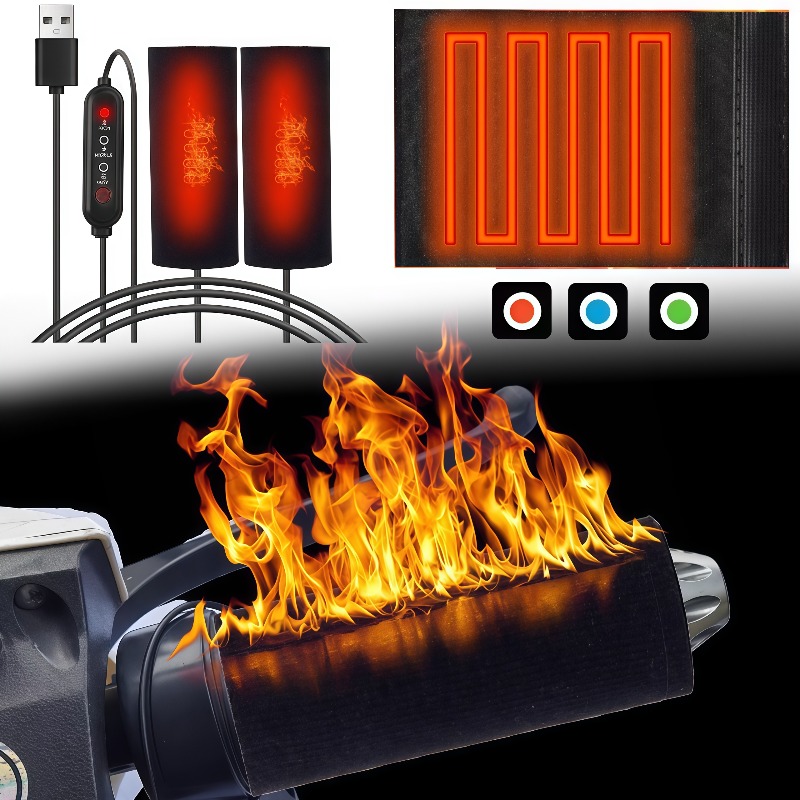 Verwarmde handgrepen voor moto - Handlebar Grip Heated recensie en prijs