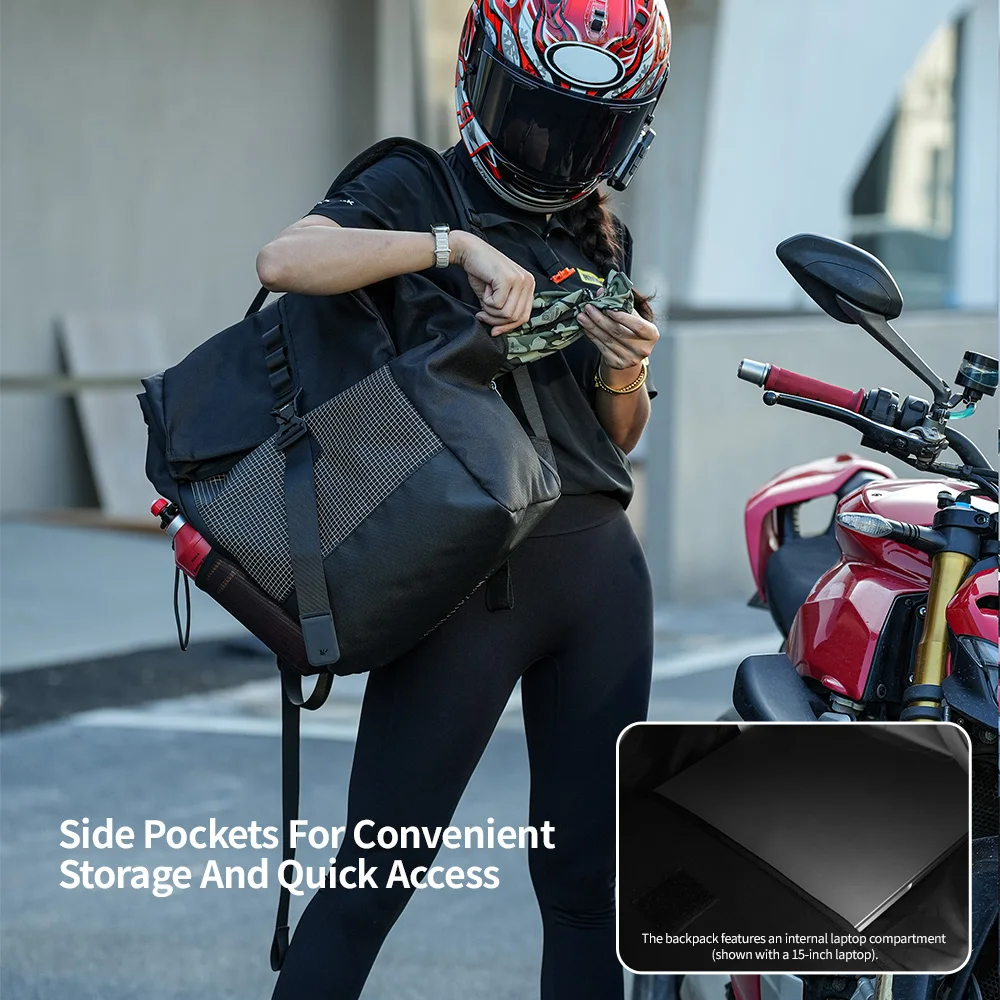 Rhinowalk Motorhelm Rugzak 45l - Motorcycle Gear Backpack recensie en prijs